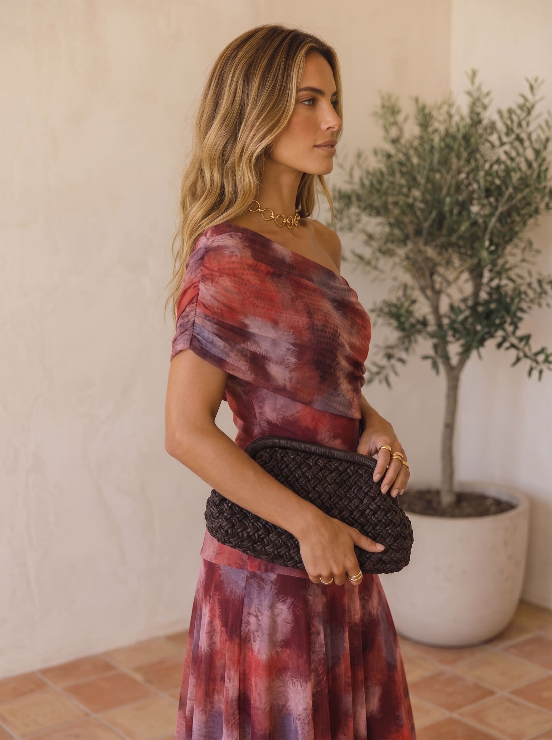 Bianca | Vestido Amore Verde Rojo