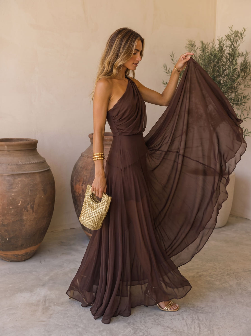 Bianca | Vestido Amore Verde Rojo Granada