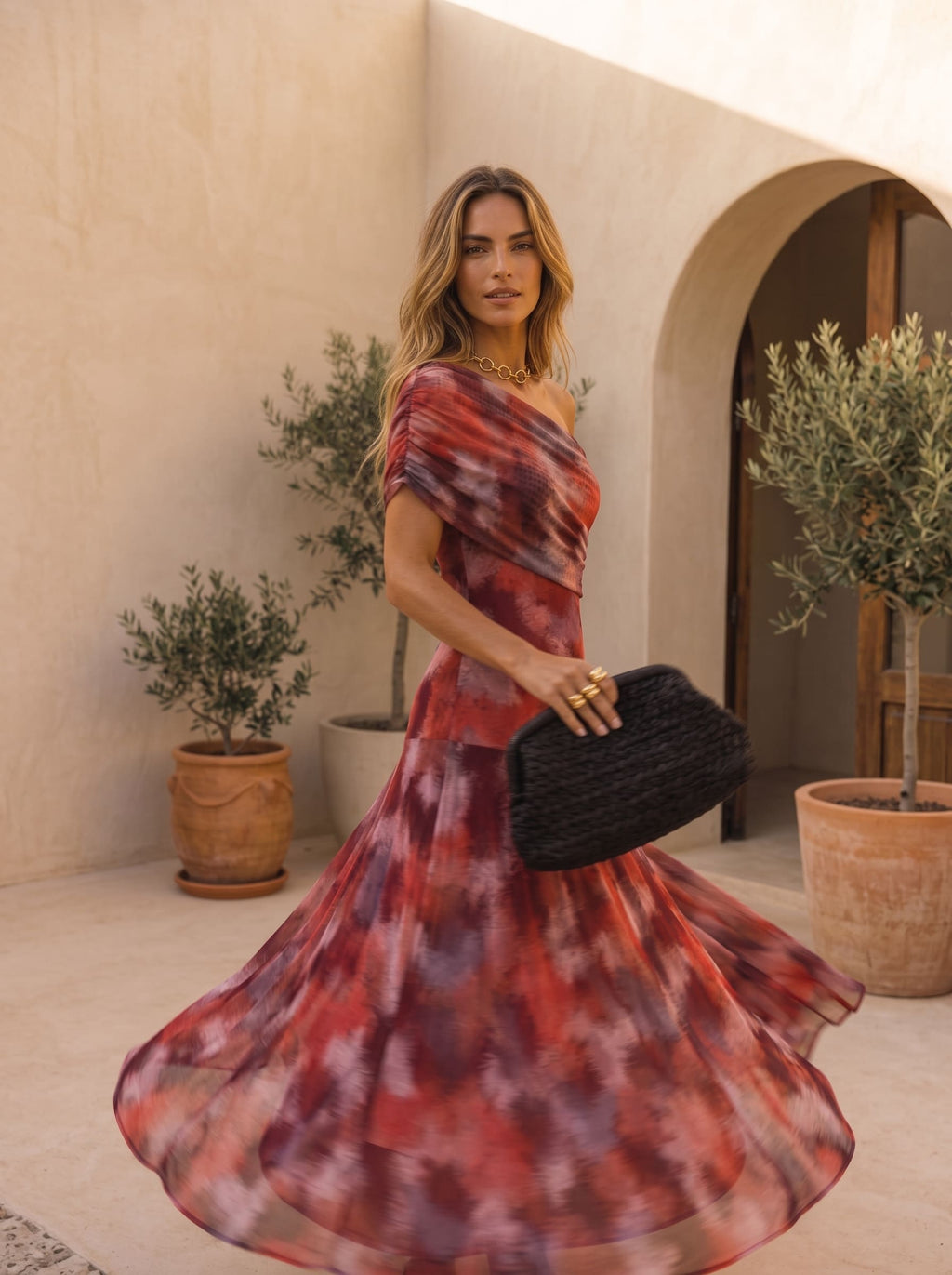Bianca | Vestido Amore Verde Rojo