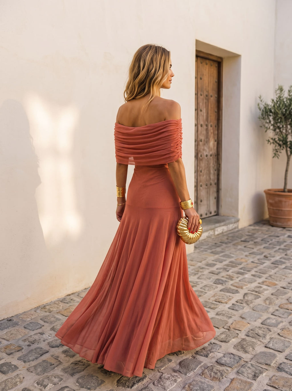Bianca | Vestido Amore Verde Rojo Granada