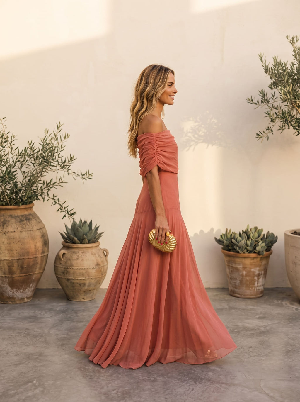 Bianca | Vestido Amore Verde Rojo Granada
