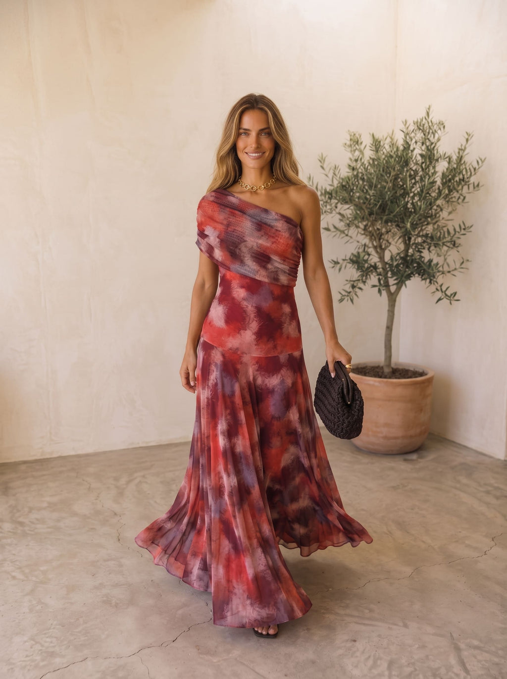 Bianca | Vestido Amore Verde Rojo
