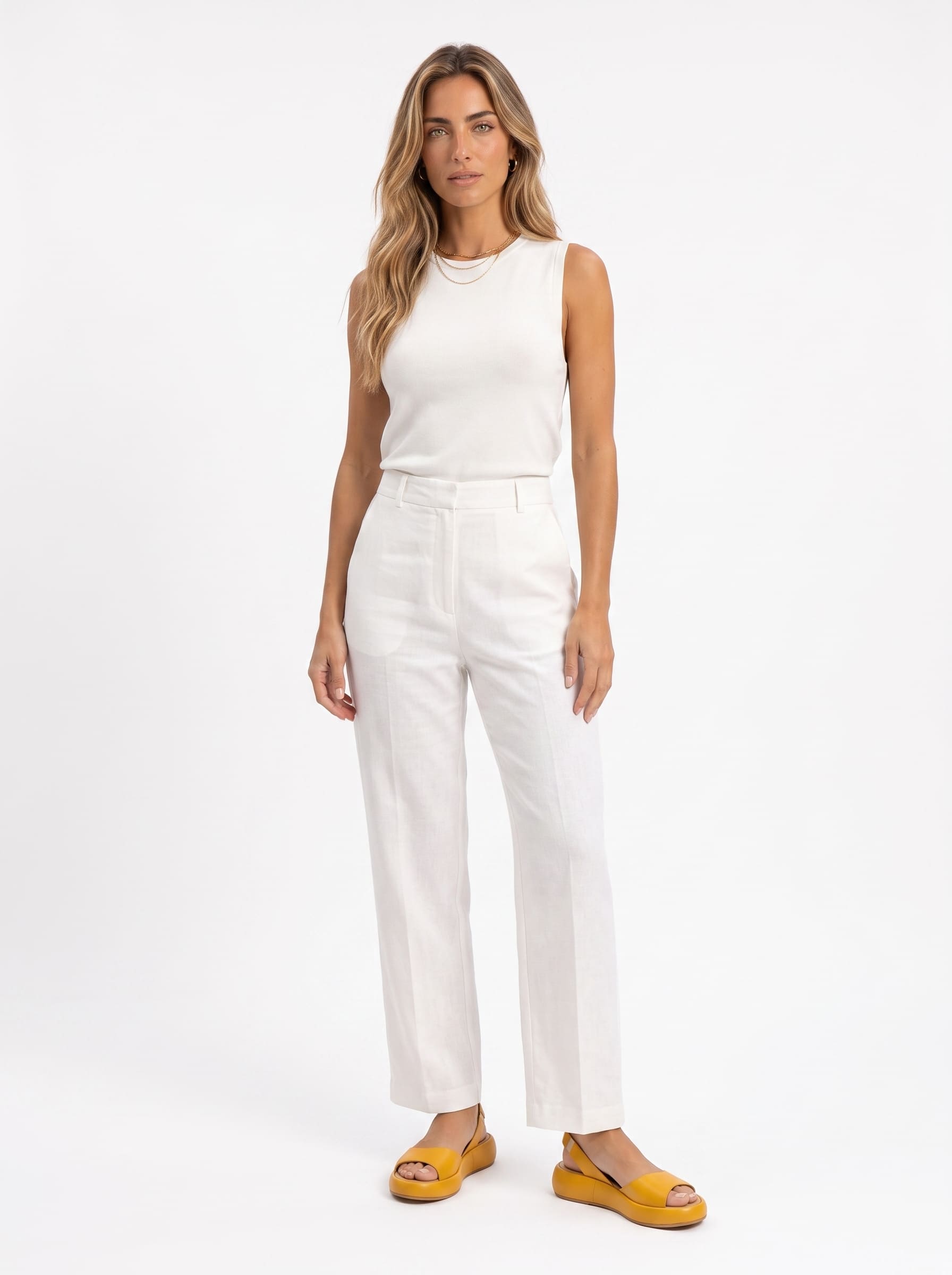 Valeria | Sandalia Comfort Amarillo Sol