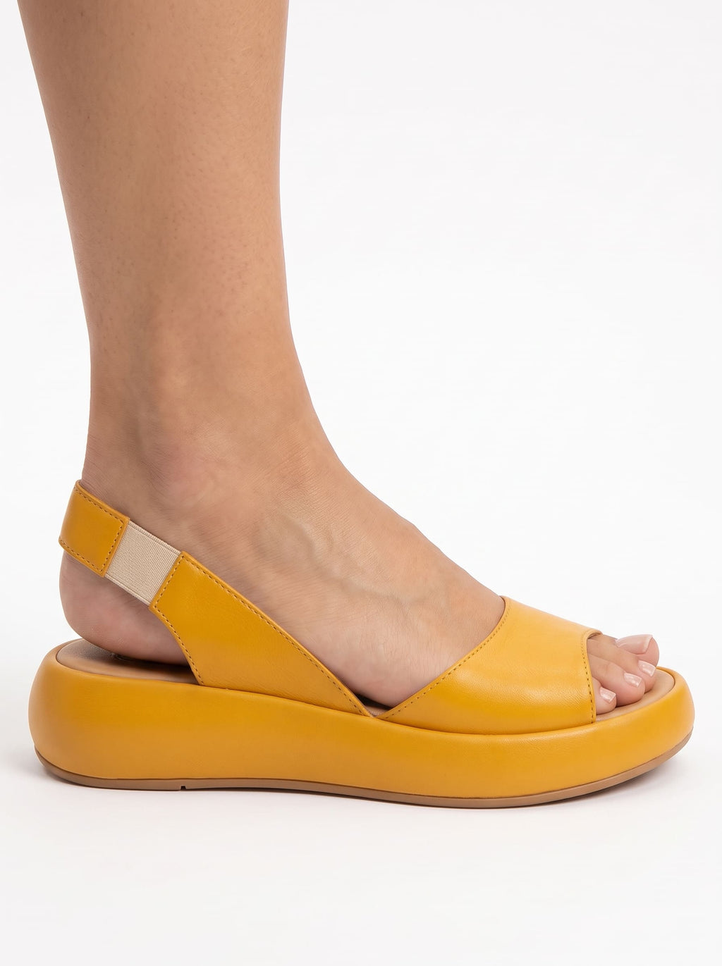 Valeria | Sandalia Comfort Amarillo Sol