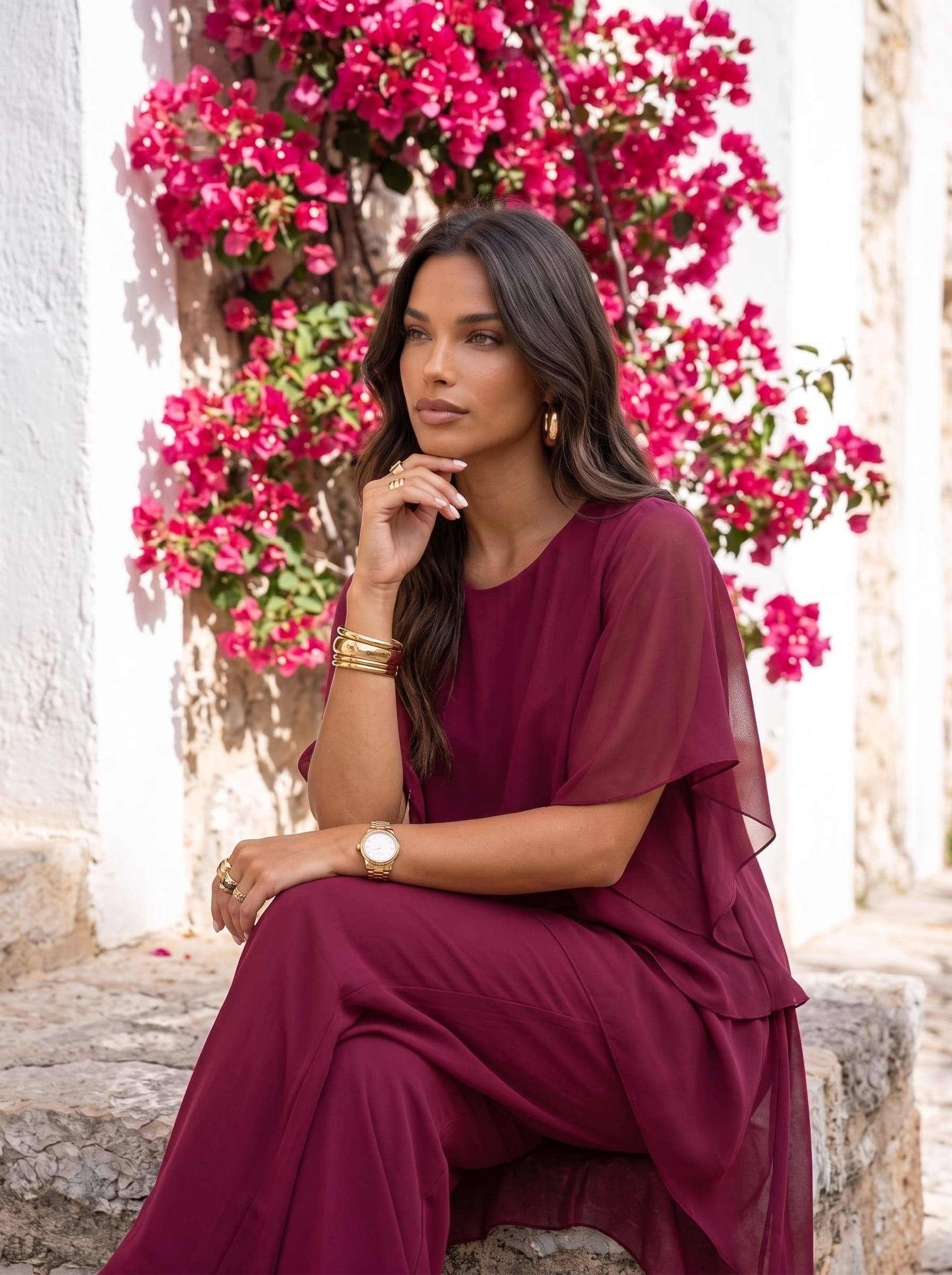 Andrea | Conjunto Elegance – Edición Verano Rojo