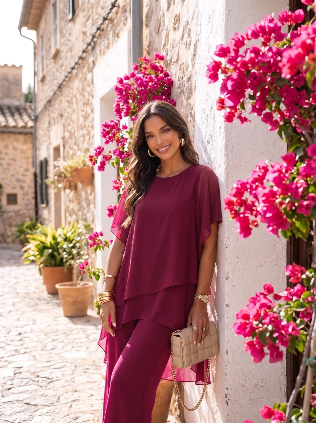 Andrea | Conjunto Elegance – Edición Verano Rojo